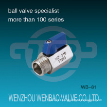 1/2" Mini Ball Valve M/F 316 Pn63